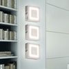3er Set LED Aufbaustrahler, nickel-matt, quadratisch, L 9 cm Bild 2