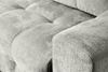 Schlafsofa Designersofa Sofa 3-Sitzer ARIELLE in Stoff Perfect Harmony Hellgrau Bild 2