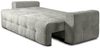 Schlafsofa Designersofa Sofa 3-Sitzer ARIELLE in Stoff Perfect Harmony Hellgrau Bild 4