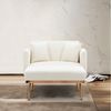 KLAM HOME Schlafsofa Modernes Schlafsofa Mit Verstellbarer Rückenlehne, Klappbarer Sessel Liegestuhl Für Wohnzimmer Und Schlafzimmer, Vielseitiger Relaxsessel Mit Abnehmbarem Bezug Bild 4