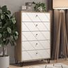 Kommode Nizza Artisan-Eiche 80.2 x 127.4 cm mit 5 Schubladen Vicco Bild 3