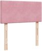 vidaXL Boxspringbett mit Matratze Rosa 80x200 cm Samt 3287589 Bild 5