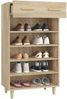vidaXL Schuhschrank Sonoma-Eiche 60x35x105 cm Holzwerkstoff 812783 Bild 5