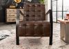 Sessel Echtleder 64x76x83 braun IRON LABEL #14 Bild 3