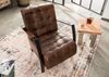 Sessel Echtleder 64x76x83 braun IRON LABEL #14 Bild 2