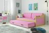 BMS Jugendbett Dawid Kiefer Rosa Bettkasten 2xMatratze Bild 2