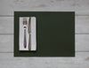 Freeform Duo Platz-Set 40x30 cm Olivegrün / Elfenbein Bild 2