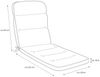 KETTtex Dessin 586 - Liegenauflage 200 x 65 x 9 cm Bild 4