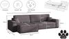 Kaiser Möbel Ecksofa mit schlaffunktion und bettkasten, BEST XL stoff Poso und Quelle, Mit Bettfunktion und Bettzeugfach Bild 2