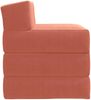 vidaXL Klappsofa Bett Rot-Orange 200 x 70 x 10 cm Cordstoff 900033 Bild 3
