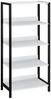 loft24 Standregal Ceno, Badezimmer Regal aus MDF in Metalloptik, Höhe 125 cm Bild 5