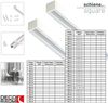 Deco-Raum® 'Square' Gardinenschiene, Aluminium, 100 cm, Weiß Bild 4