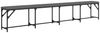 vidaXL Essbank Dunkelgrau 248x32x45 cm Stahl und Stoff 835228 Bild 2