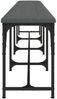 vidaXL Essbank Dunkelgrau 248x32x45 cm Stahl und Stoff 835228 Bild 5
