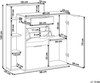 Schuhschrank MIRANI Heller Holzfarbton Bild 2