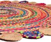 Juteteppich - Lerina 160 x 160 cm - mehrfarbig - rund Bild 4