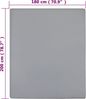 vidaXL Spannbettlaken 2 Stk. Jersey Grau 180x200 cm Baumwolle 136209 Bild 5