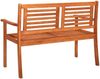 vidaXL 2-Sitzer-Gartenbank mit Auflage 120 cm Massivholz Eukalyptus 3060977 Bild 5