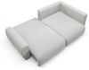 Ecksofa Schlafsofa GALAN MINI Stoff Poso Grün Ottomane Rechts Bild 4