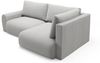 Ecksofa Schlafsofa GALAN MINI Stoff Poso Grün Ottomane Rechts Bild 5