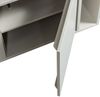 TV Board Settle Down aus Kiefernholz, modern, matt lackiert, hellgrau, 108 cm, Push-to-Open-System Bild 5