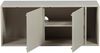 TV Board Settle Down aus Kiefernholz, modern, matt lackiert, hellgrau, 108 cm, Push-to-Open-System Bild 2