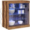 vidaXL LED-Sideboard Altholz 60,5 x 37 x 67 cm Holzwerkstoff 863042 Bild 3