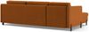 Micadoni Schlaf-Ecksofa Gloria 4-Sitzer Rechts Strukturierter Stoff Ziegel 205x140 Bild 3