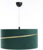 BPS Koncept 01A-003-40 Hängeleuchte SWING Velourss auf PVC-Basis grün, gold 1xE27 60W H:102 Ø40cm dimmbar Bild 2