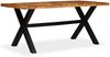 vidaXL Esstisch Massivholz Akazie und Mango 180x90x76 cm 245640 Bild 2
