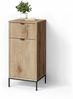 Livinity® Midischrank ATERNO, Viking Oak, 40 x 87 cm mit Tür und Schublade (1-St) Bild 4