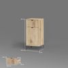 Livinity® Midischrank ATERNO, Viking Oak, 40 x 87 cm mit Tür und Schublade (1-St) Bild 2