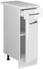 Unterschrank R-Line Weiß Hochglanz 30 cm mit Schublade, mit Arbeitsplatte Vicco Bild 5