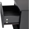 HTI-Living Nachtkommode Nachtschrank Kenji Hochglanz (Stück, 1 St, 1 Nachtschrank), Nachtkommode 2 Schubladen Bild 4