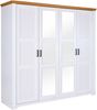 Inter Link Drehtürenschrank Maluno (1-St) Kiefer Massiv, Soft-Close, BxTxH: ca. 215,60 x 64 x 208 cm Bild 2