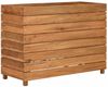vidaXL Hochbeet 100x40x72 cm Teak Altholz und Stahl 47428 Bild 2