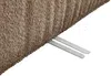 Vente-unique - LELACO Sofa Stoff Schokoladenbraun - B 247 cm x H 74 cm x L 338 cm Bild 5