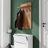 AKKE Garderobenhalter, MAXIGroße Garderobe Verchromte Haken 2mm PVC Kantenumleimung Bild 3