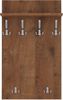 AKKE Garderobenhalter, MAXIGroße Garderobe Verchromte Haken 2mm PVC Kantenumleimung Bild 5