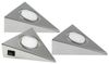 Heitronic Nr. 23009-HE LED Unterbauleuchte Genua 3er Set silber 3000K 230V Bild 4