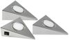 Heitronic Nr. 23009-HE LED Unterbauleuchte Genua 3er Set silber 3000K 230V Bild 5