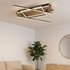 LED Deckenleuchte, Holzoptik, Dreh-Schwenkbar, L 120 cm Bild 2