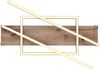 LED Deckenleuchte, Holzoptik, Dreh-Schwenkbar, L 120 cm Bild 5
