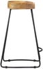 Gavin Barhocker 2 Stk. Massivholz Mango [247837] Bild 5