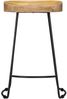 Gavin Barhocker 2 Stk. Massivholz Mango [247837] Bild 3