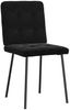 vidaXL Esszimmerstühle 2 Stk. Schwarz Samt 4101063 Bild 3