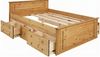 OTTO home Massivholzbett Hugo, FSC® zertifiziert, Landhausstil, zeitlos und edel (auch als Super Sparset inklusive Schubkästen), Stauraumbett, extra belastbar, Made in EU, viele Breiten Bild 4