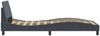 vidaXL Bettgestell "Dover" Dunkelgrau 100x200 cm Samt 373133 Bild 5