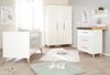 roba Kombi-Kinderbett Leon 70x140 cm - Babybett mit 3 Schlupfsprossen & 3-fach höhenverstellbarem Lattenrost - Gitterbett ab Geburt bis 7 Jahre - Umbaufähig - Modernes Design mit massiven Füßen - Weiß Bild 3