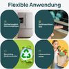 uandu home Frischhaltedose Frischhaltedosen mit Deckel, Mikrowellen Geschirr, BPA Frei Plastikbox, (Set, 3er Set), Vorratsdosen Luftdicht Set, Meal Prep Boxen Bild 4